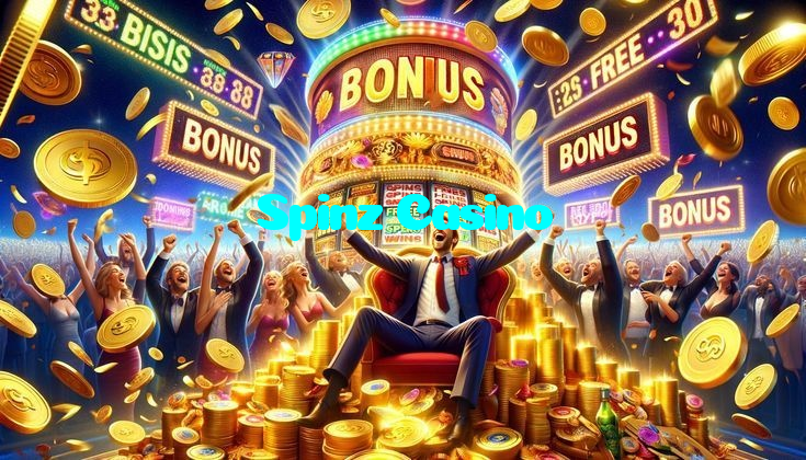 Spinz Casino casino presented on mobile device in Pakistan with slots and live games